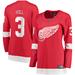 Women's Fanatics Branded Justin Holl Red Detroit Wings Home Breakaway Player Jersey