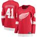 Women's Fanatics Branded Shayne Gostisbehere Red Detroit Wings Home Breakaway Player Jersey