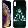 Compatible with iPhone 6 / iPhone 6S / iPhone 7 / iPhone 8 / iPhone SE 3/2 (2022/2020 Edition) (4.7 Inch) Phone Case Matte Hard Back(PC) & Soft Edge (TPU) Harry Potter Deathly Hallows Logo 7YN761