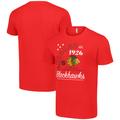 Men's Starter Red Chicago Blackhawks Arch City Team Graphic T-Shirt