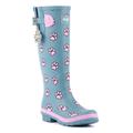 Lazy Dogz Womens Cookie Wellingtons (Teal)