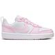 NIKE Kinder Freizeitschuhe COURT BOROUGH LOW RECRAFT (GS), Größe 38 ½ in WHITE/PINK FOAM