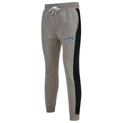 Sweatpants Surround Brushback Fleece Cuffed Joggers with Side Panel Detail in Light Grey Grindle / S - Tokyo Laundry