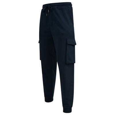 Sweatpants Frankie Multi-Pocket Cargo Style Cuffed Joggers in Sky Captain Navy / XL - Tokyo Laundry