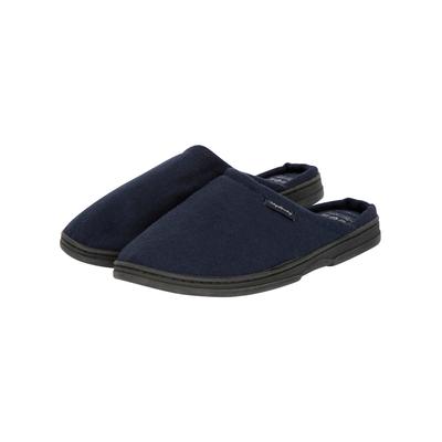 Slippers Rickman Mule Slippers with Brushed Check Lining in Navy / 11-12 (45-46) - Tokyo Laundry