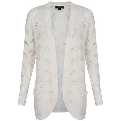 Cardigans Womens Amara Reya Lilac Cardigan in cream / 12 - Tokyo Laundry
