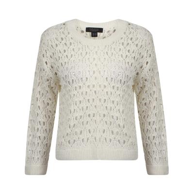 Jumpers Amara Reya Jerry white lace knit jumper / 14 - Tokyo Laundry