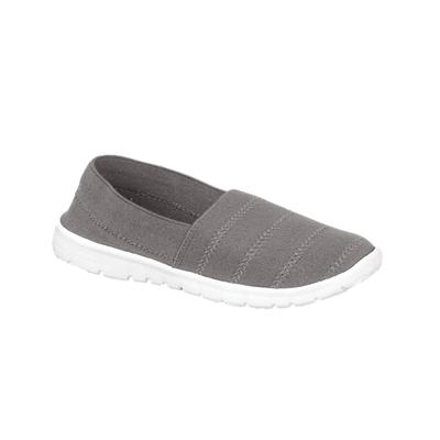 Shoes Womens Nadia Elasticated Slip On Plimsolls in Grey / UK 5 - Tokyo Laundry