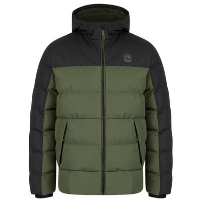 Coats / Jackets Abu Micro-Fleece Lined Quilted Puffer Jacket with Hood in Deep Depths Green / XL - Tokyo Laundry
