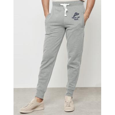 Sweatpants Pollow Brushback Fleece Cuffed Joggers in Light Grey Marl / XXL - Tokyo Laundry