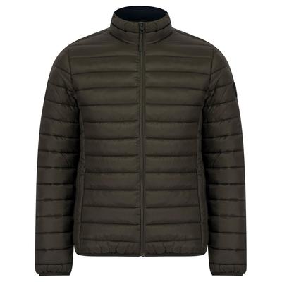 Coats / Jackets Nayati Funnel Neck Quilted Puffer Jacket in Khaki / M - Tokyo Laundry