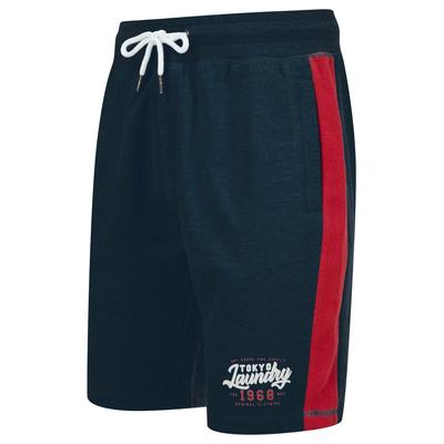 Jogger Shorts Raggo Brushback Fleece Jogger Shorts with Contrast Panels in Sky Captain Navy / S - Tokyo Laundry