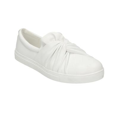 Shoes Casula Twist Vamp Slip On Plimsolls in White / UK 3 - Tokyo Laundry