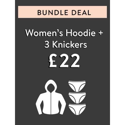 Custom Bundle Bundle Deal - Women's Hoodie + 3 Knickers for £22* - Tokyo Laundry