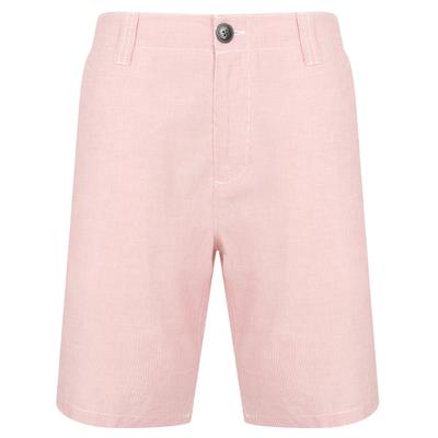 Shorts Mula Cotton Herringbone Stripe Chino Shorts in Washed Red / S - Tokyo Laundry