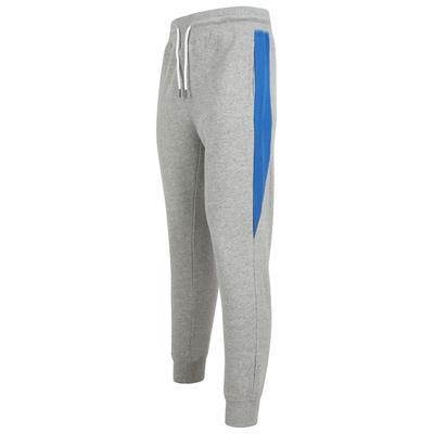 Sweatpants Diablo Pant Cuffed Joggers with Colour Block Side Panels In Light Grey Marl / S - Tokyo Laundry