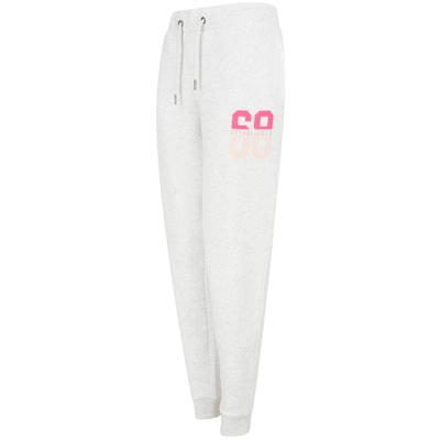 Sweatpants Malachy Brushback Fleece Cuffed Joggers in Ice Grey Marl / 12 - Tokyo Laundry