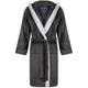 Dressing Gown Men's Buckingham Soft Fleece Bonded Dressing Gown with Hood in Dark Grey / XL - Tokyo Laundry