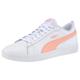 Sneaker PUMA "SMASH WNS V2 L" Gr. 37,5, bunt (puma white, apricot blush, puma black) Schuhe Sneaker