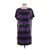 Joan Vass Casual Dress: Purple Dresses - Women's Size 6