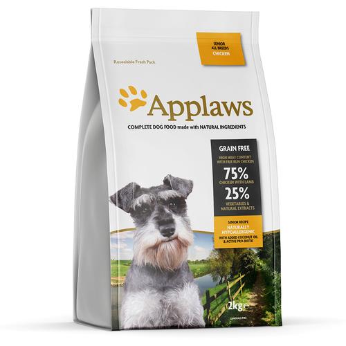 2x 2kg Applaws Huhn Senior Hundefutter trocken