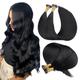 SURNEL I Tip Hair Extensions Human Hair Jet Black Hair Extensions Real Human Hair 20inch Keratin Tip Hair Extensions Human Hair Natural Hair Extensions 50 Strand 50Grams (itip#1,20in)