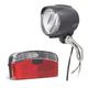 ZKcasA Bike Light Set with Parking Light Headlight Have Switch ON/OFF LED Bicycle Dynamo Lamp AC 6V,Front and rear light