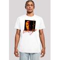 T-Shirt F4NT4STIC "David Bowie Photo Angle 90s" Gr. 4XL, weiß Herren Shirts T-Shirts