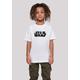 T-Shirt F4NT4STIC "Star Wars Minimalist Logo" Gr. 110/116, weiß Mädchen Shirts T-Shirts