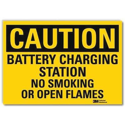 LYLE U4-1072-RD_14X10 No Smoking Sign, 10 in Height, 14 in Width, Reflective