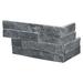 MSI Cosmic 3D Wave 6" x 18" Honed Marble Ledger Corner Wall Tile Natural Stone/Marble in Black | Wayfair WAY-LPNLMCOSBLK618COR-3DW