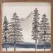 Millwood Pines Modern Nordic Lodge Mountains By Emily Wood in Brown | 4 H x 4 W x 1 D in | Wayfair 869696DF86BA494DB09524B890EA6A52