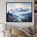 Millwood Pines Besjan White Mountains Misty Horizon II Framed On Canvas Print Metal | 24 H x 32 W x 1 D in | Wayfair