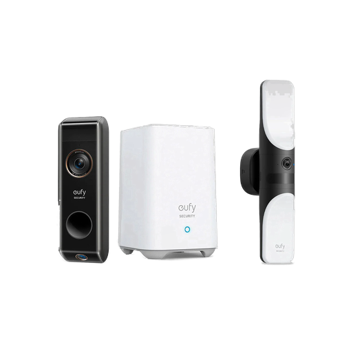 Video Doorbell S330 + Wired Wall Light Cam S100