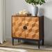 Apakah 32"Tall+2-Door Modern Accent Cabinet with Metal Legs by HULALA HOME