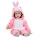 dmqupv Jumpsuit for Kids Babys Girls Boys Spring Winter Rabbit Long Sleeve 24 Months Pants Boy Childrenscostume Pink 6-12 Months