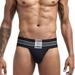 Dadaria Mens Underwear Briefs Men Patchwork Underwear Men Underwear Shorts Bulging Bag Soft Underwear Black XXL Men