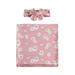 Gupgi Newborn Baby Girls Boys Sleeping Bags Cotton Blanket Headband 2pcs