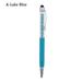 Refill Student Stationery School Office Tools 1.0mm Touch Capacitive Pen Crystal Gel Pen Creative Stylus Writing Supplies A-LAKE BLUE