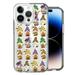 MUNDAZE Case for Apple iPhone 15 Pro Max Slim Hard Shell Soft TPU Hybrid Shockproof Heavy Duty Protective Phone Cover - Spooky Halloween Gnomes Characters Holiday Seasonal Pumpkins Candy Ghosts