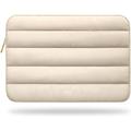 Vandel Puffy Laptop Sleeve 13-14 Inch Laptop Sleeve. Beige Laptop Sleeve for Women. Cute Carrying Case Laptop Cover for MacBook Pro 14 Inch MacBook Air M2 13 Inch iPad Pro 12.9