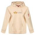 Alpha Industries Alpha Label Hoody Kids/Teens Kapuzensweat für Kids und Teens Jet Stream White