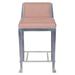 Vanguard Furniture Thom Filicia 25.5" Counter Stool Wood/Upholstered in Gray | 34.5 H x 19.5 W x 20.5 D in | Wayfair 9075-CS_154832_Hampton