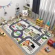 Tapis de jeu de puzzle de stationnement dos pour enfants tapis de grande surface salon chambre de