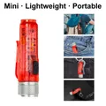 Lampe torche de poche pratique taille compacte porte-clés léger mini torche de camping lampe de