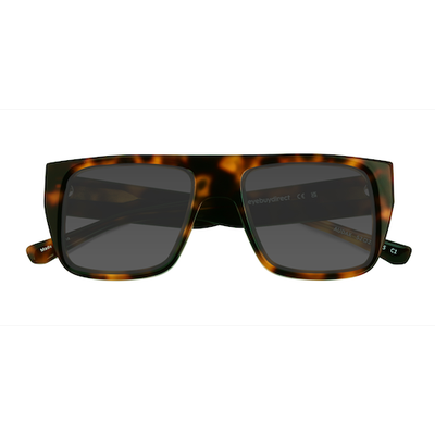 Male s square Brown Tortoise Acetate Prescription sunglasses - Eyebuydirect s Audax