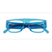Male s aviator Crystal Blue Acetate Prescription eyeglasses - Eyebuydirect s Vision