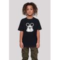 T-Shirt F4NT4STIC "Disney Micky Maus Don’t Speak" Gr. 122/128, schwarz Mädchen Shirts T-Shirts