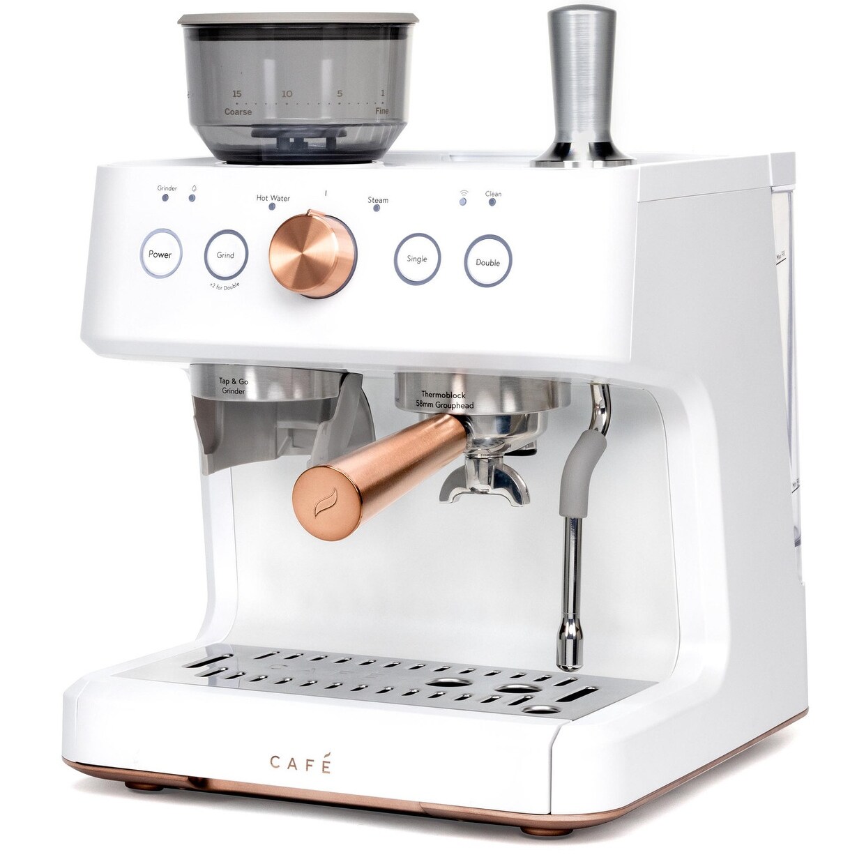 Café™ BELLISSIMO Semi Automatic Espresso Machine + Frother