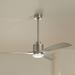 60" Kichler Ridley II Pewter Indoor LED Ceiling Fan with Wall Control